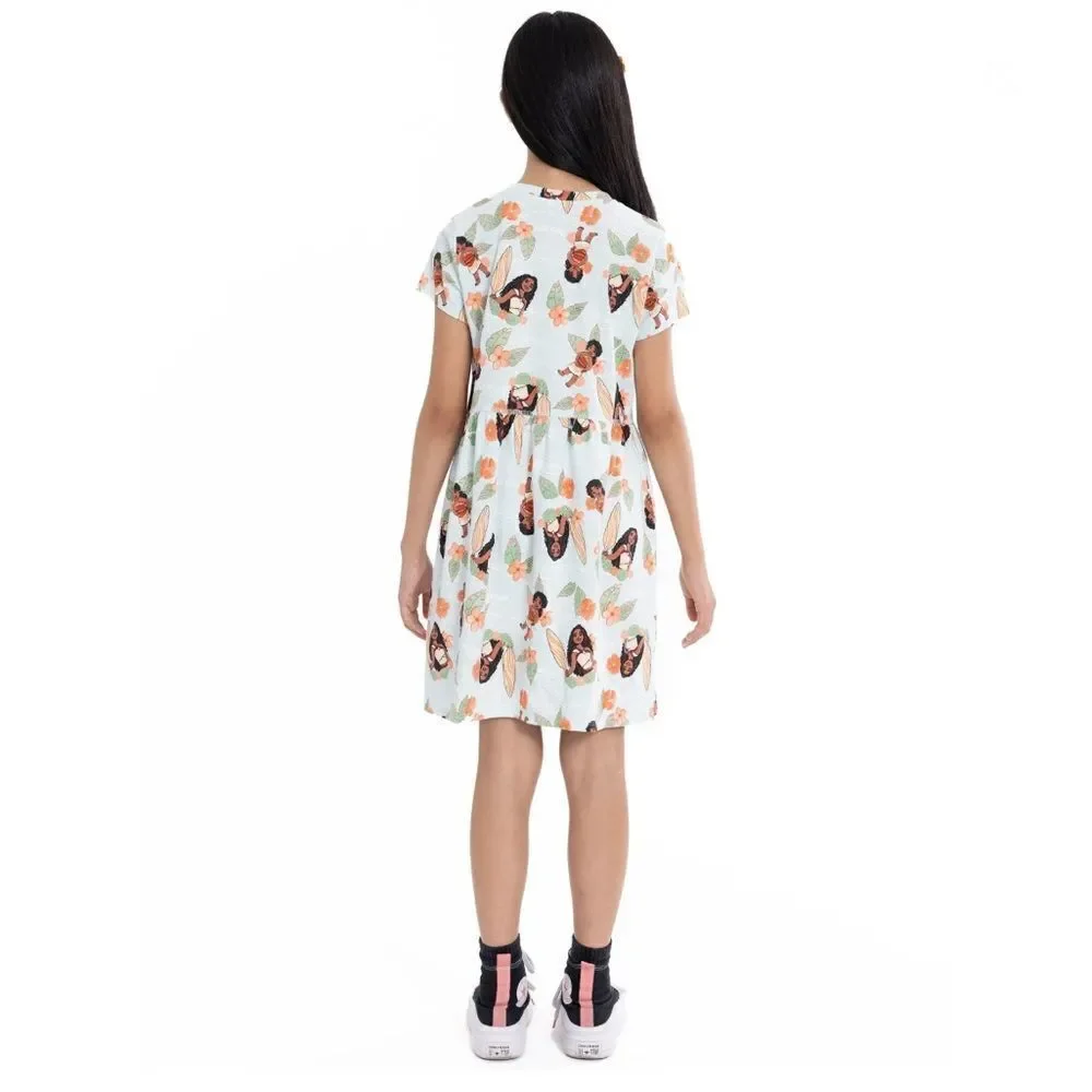 Girls Disney Moana 2 Casual Dress Size M